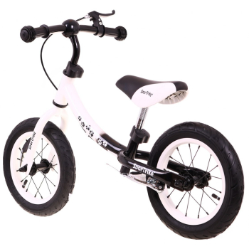 Rowerek biegowy dla dzieci Boomerang SporTrike Biały Nauki jazdy + Zmienny układ ramy